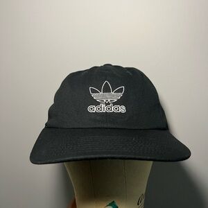 Adidas Black and White Logo Cap